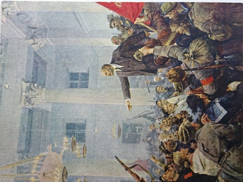 LENIN OGŁASZA WŁADZĘ RADZIECKĄ. WALENTIN SIEROW