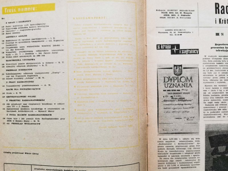 Radioamator i krótkofalowiec 6/1964