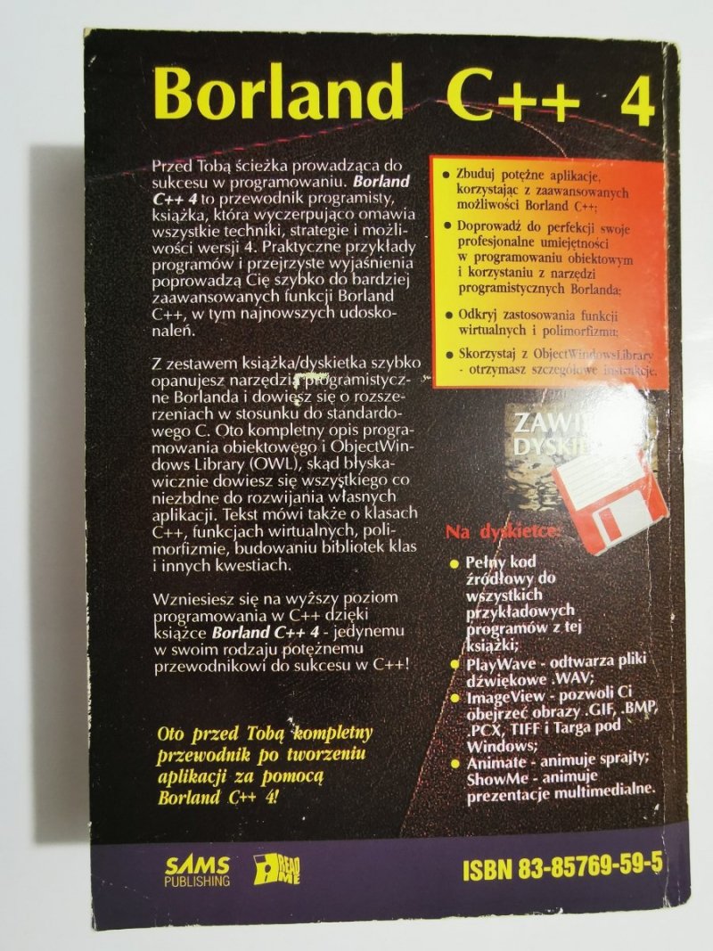 BORLAND C++ 4 SZTUKA PROGRAMOWANIA - Nabajyoti Barkakati 1995
