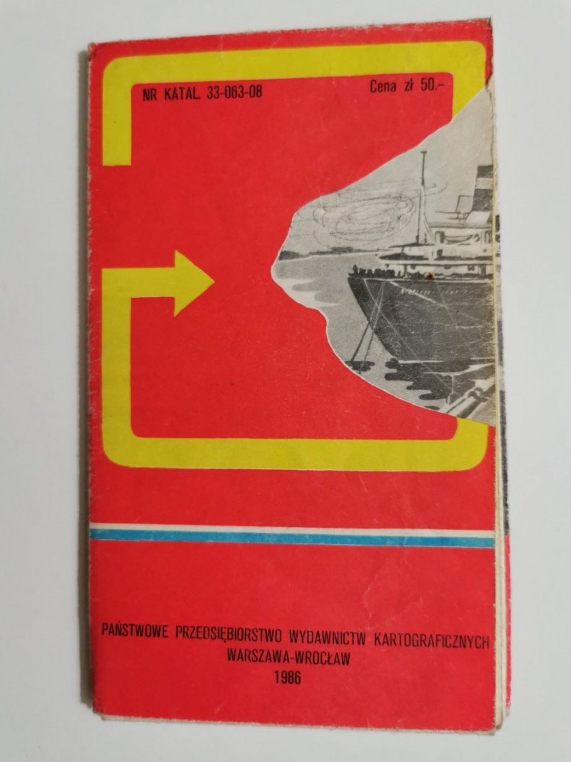 GDYNIA. PLAN MIASTA 1986