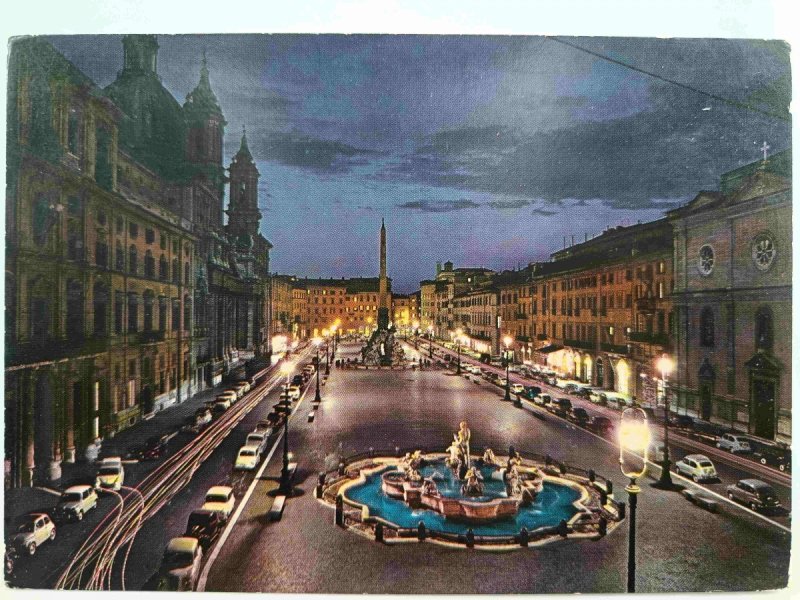 ROMA DI NOTTE PIAZZA NAVONA