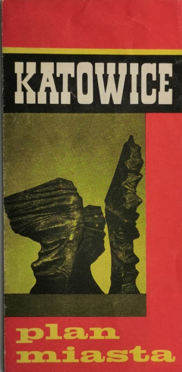 KATOWICE PLAN MIASTA 1976