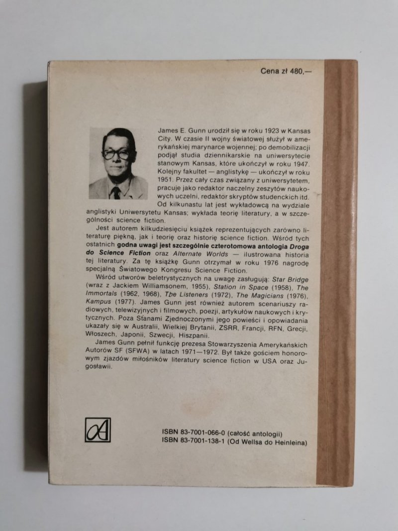 DROGA DO SCIENCE FICTION TOM 2 OD WELLSA DO HEINLEINA 1986
