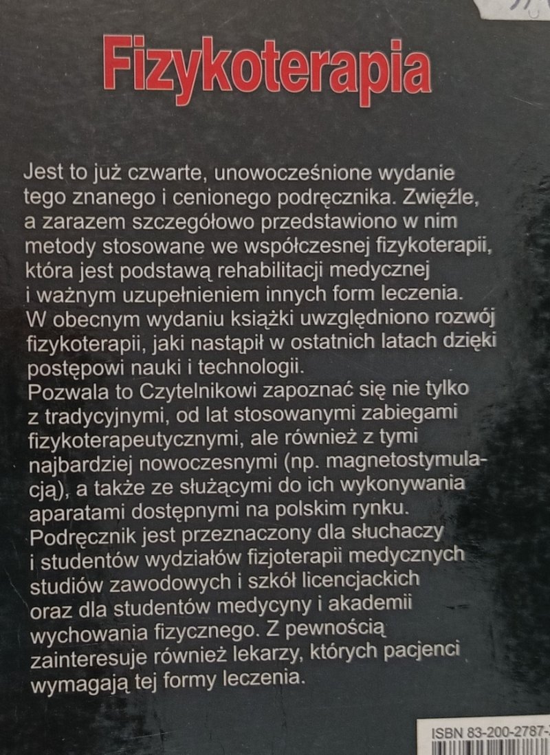FIZYKOTERAPIA - Tadeusz Mika