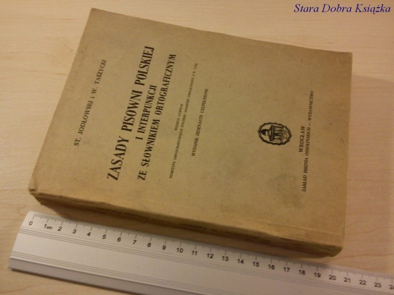 ZASADY PISOWNI POLSKIEJ I INTERPUNKCJI 1955