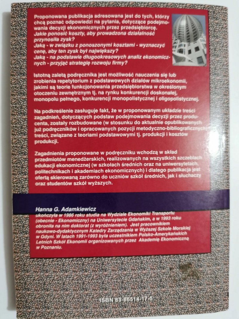 PODRĘCZNIK SAMODZIELNEJ NAUKI MIKROEKONOMII 