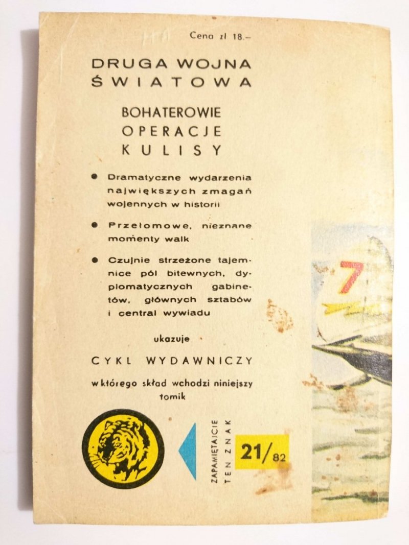 ŻÓŁTY TYGRYS: Z POLOWEGO LOTNISKA - Bolesław Gaczkowski 1982