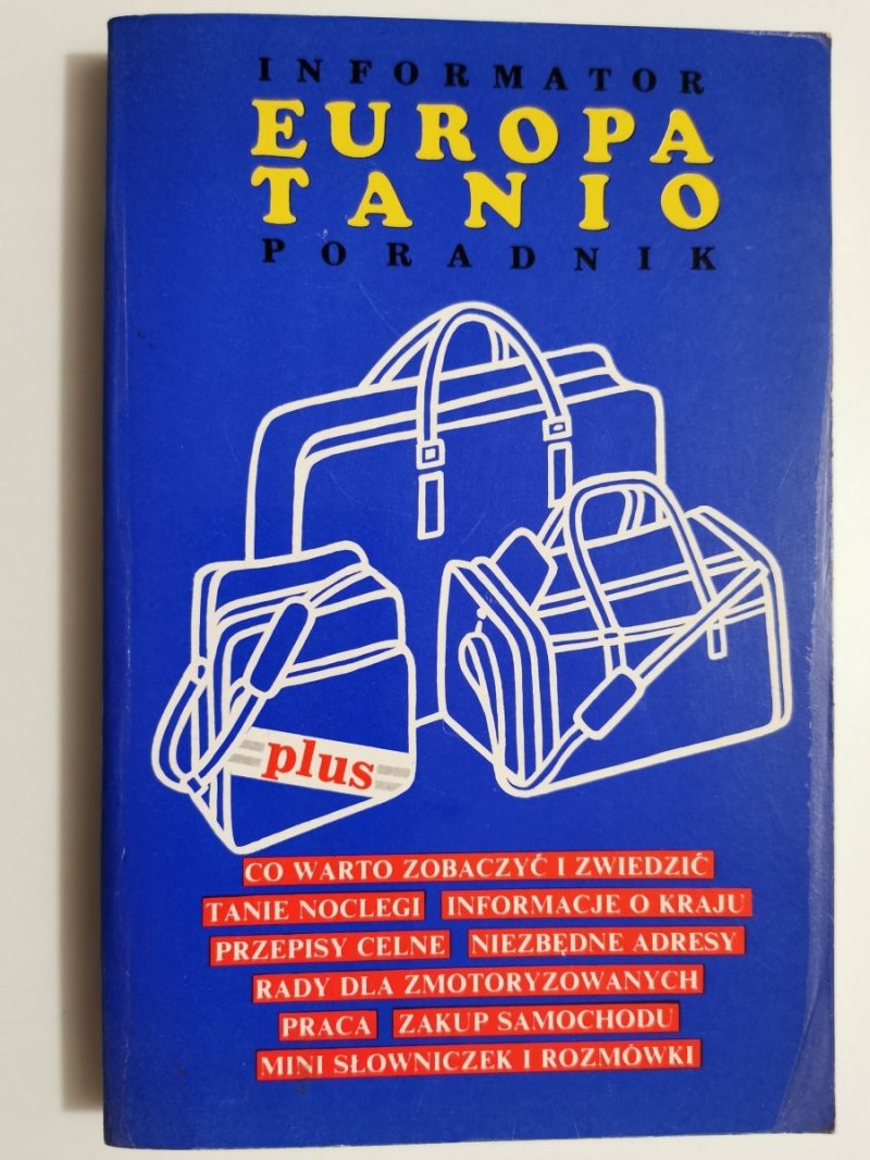 EUROPA TANIO. INFORMATOR PORADNIK 1992