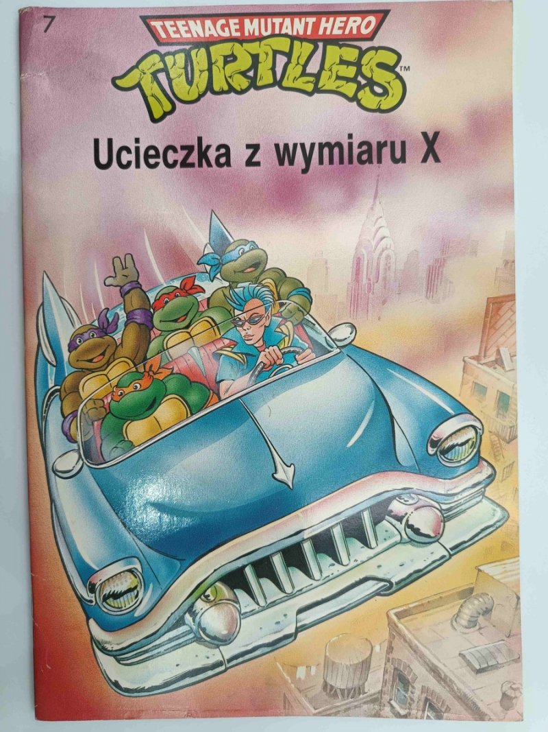 ŻÓŁWIE NINJA UCIECZKA Z WYMIARU X