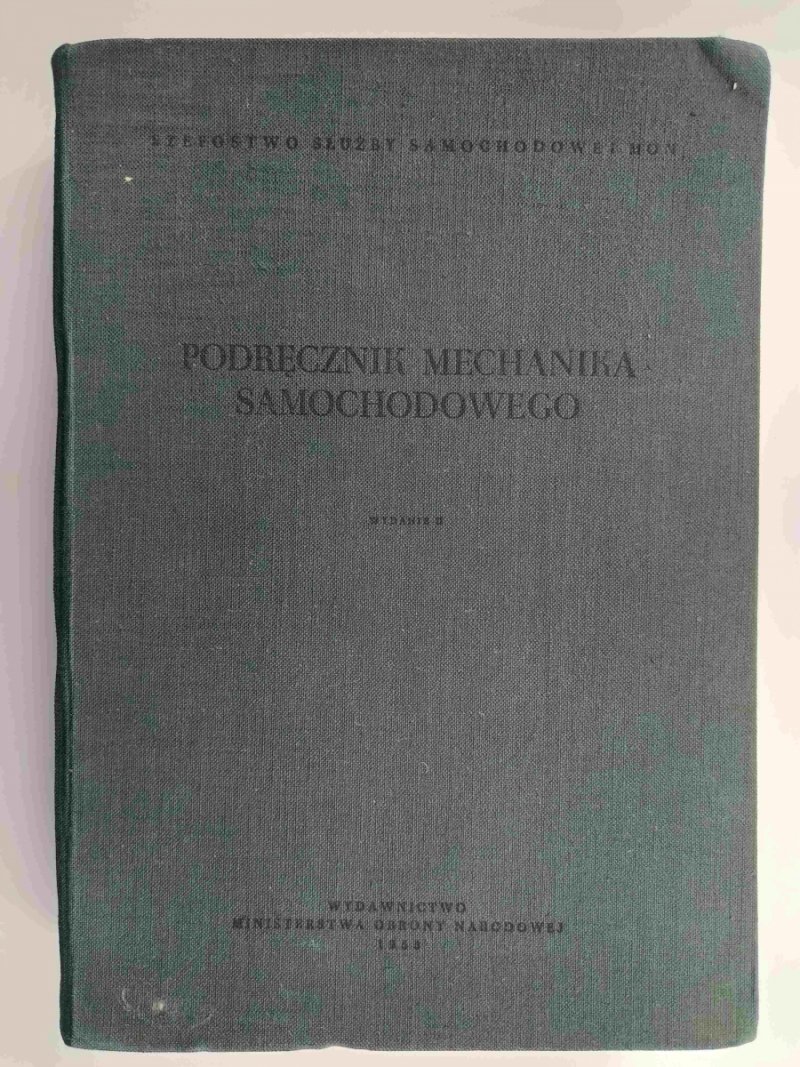 PODRĘCZNIK MECHANIKA SAMOCHODOWEGO
