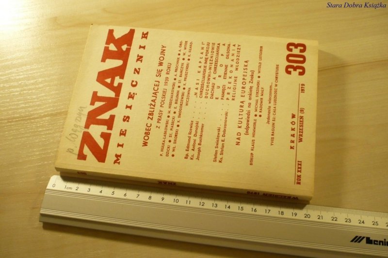 ZNAK. MIESIĘCZNIK 303 WRZESIEŃ (9) 1979
