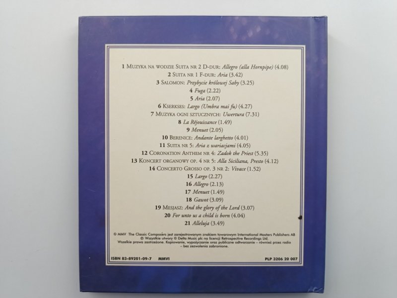 CD. MISTRZOWIE MUZYKI KLASYCZNEJ – MUZYKA KRÓLEWSKIEGO DWORU
