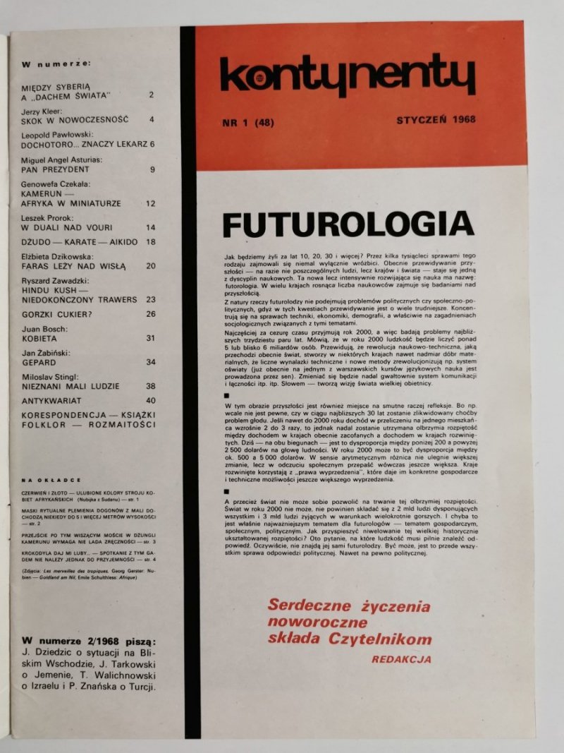 KONTYNENTY NR 1 1968