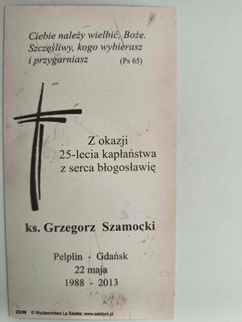KIELICH CIEBIE NALEŻY WIELBIĆ BOŻE