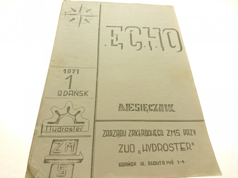 ECHO. MIESIĘCZNIK 1971 1 GDAŃSK