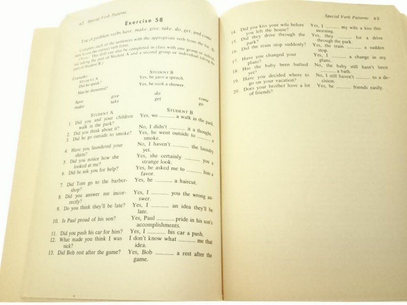 ENGLISH GRAMMAR EXERCISES. BOOK THREE 1973
