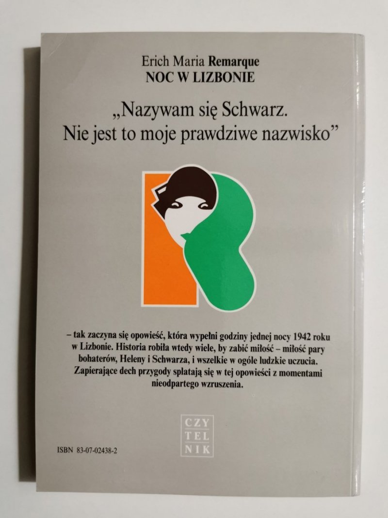 NOC W LIZBONIE - Erich Maria Remarque 