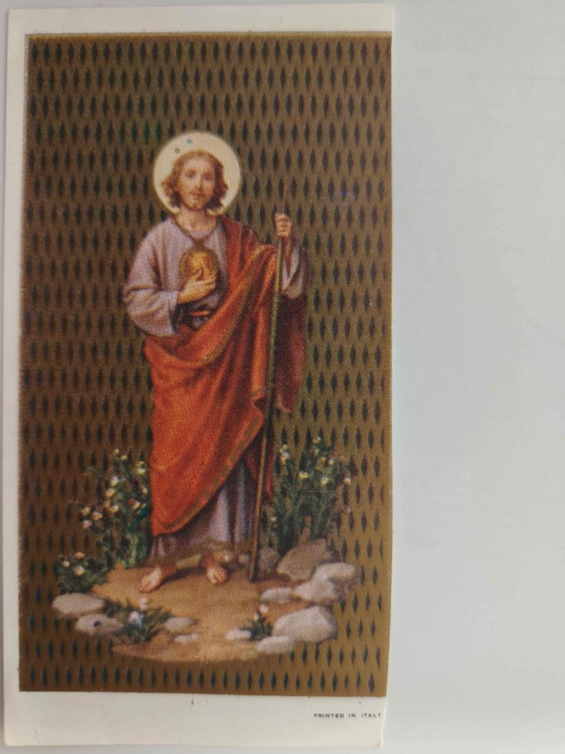 OBRAZEK ŚWIĘTEGO PRINTED IN ITALY
