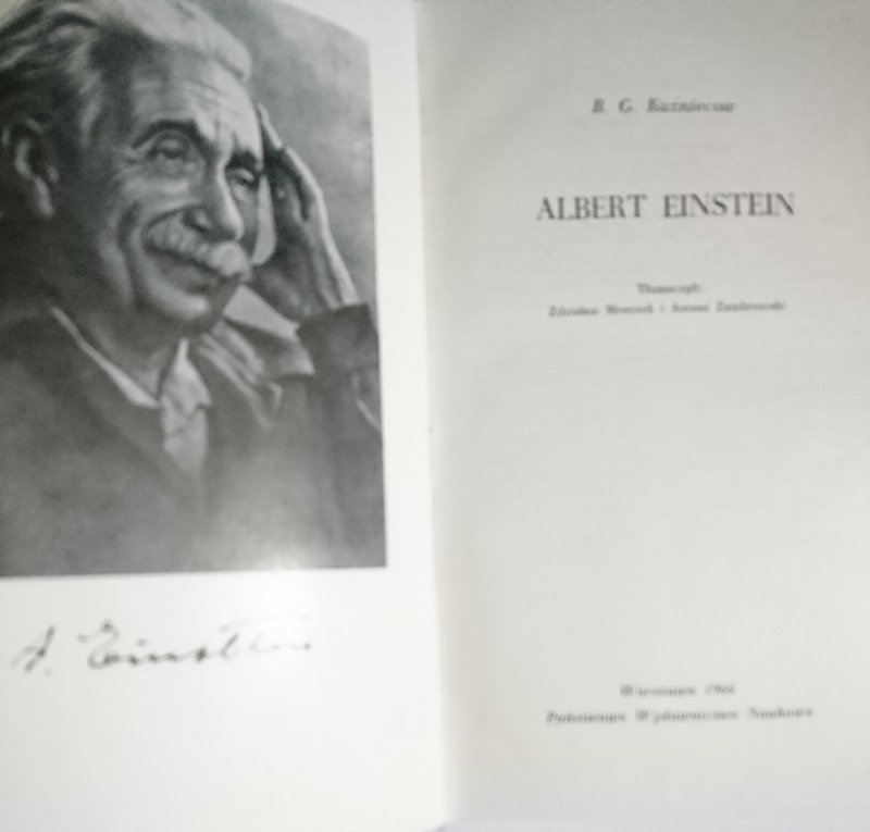 ALBERT EINSTEIN - B. G. Kuzniecow 1966