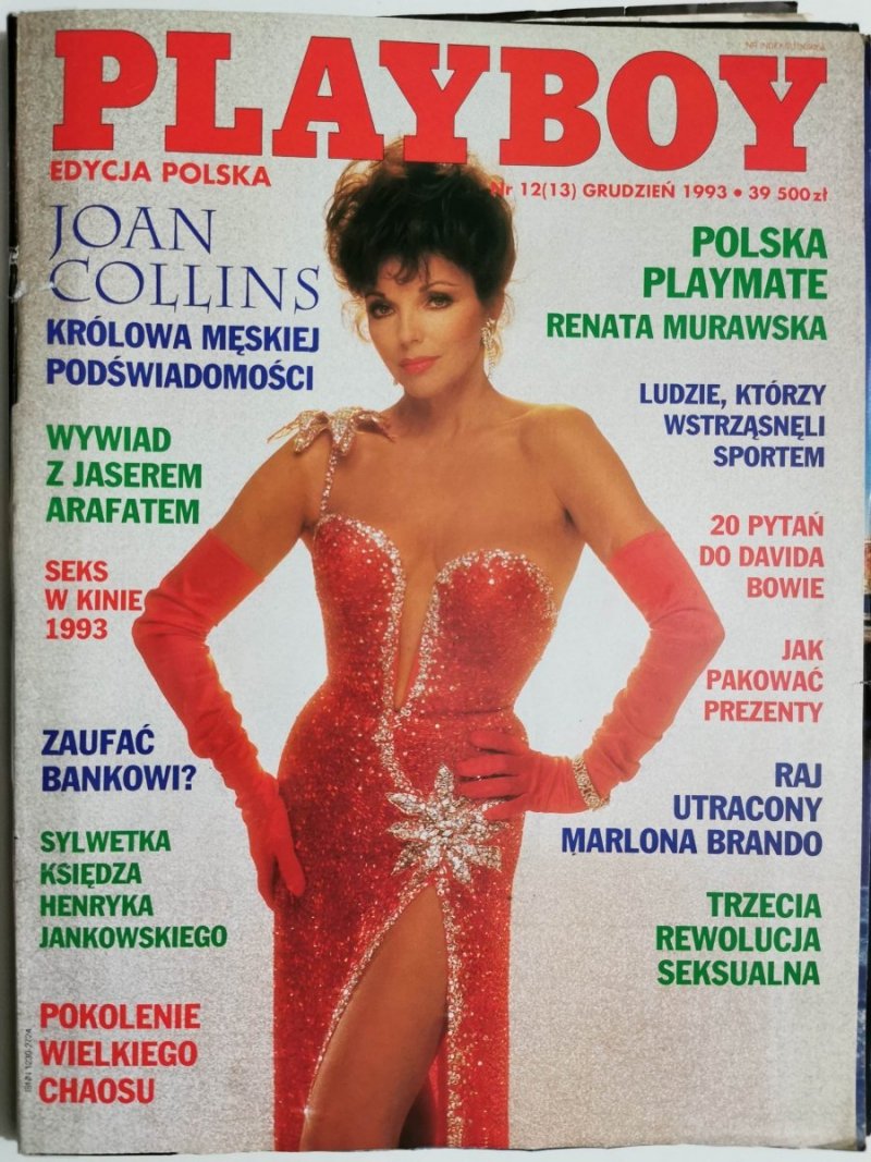 PLAYBOY NR 12 (13) GRUDZIEŃ 1993 JOAN COLLINS 