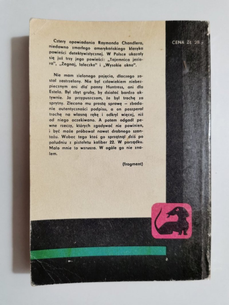 KŁOPOTY TO MOJA SPECJALNOŚĆ - Raymond Chandler 1977