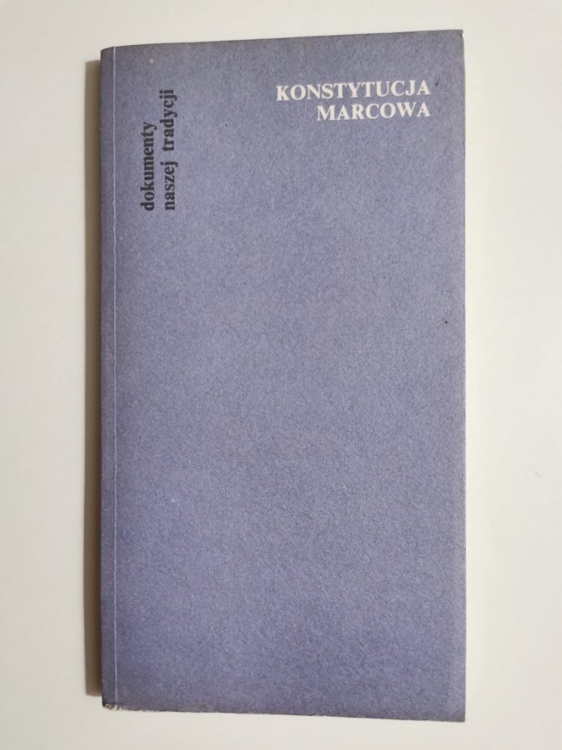 KONSTYTUCJA MARCOWA - Andrzej Burda 1983