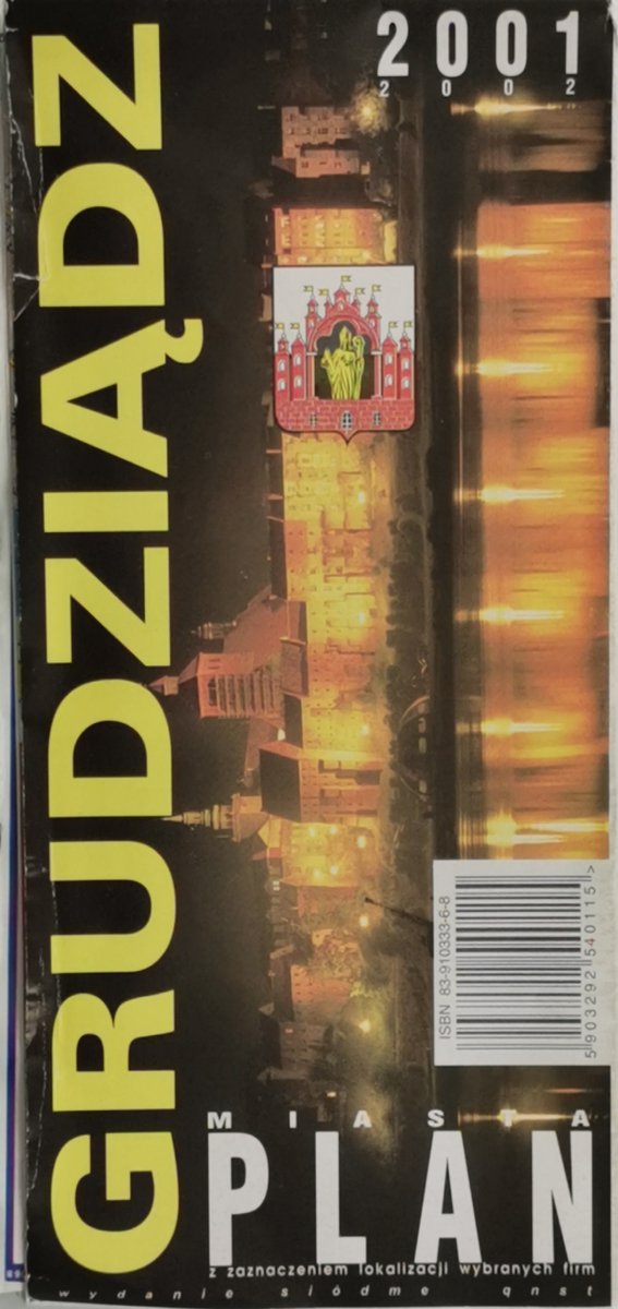 GRUDZIĄDZ PLAN MIASTA 2001