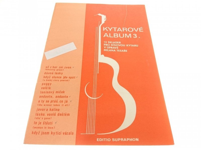 KYTAROVE ALBUM 3. 12 SKLEDEB PRO SOLOVOU KYTARU