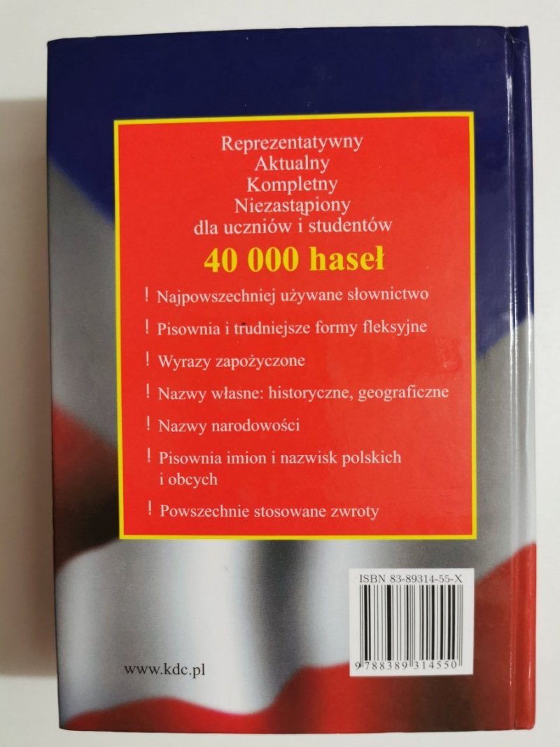 PODRĘCZNY SŁOWNIK ORTOGRAFICZNY JĘZYKA POLSKIEGO 2003