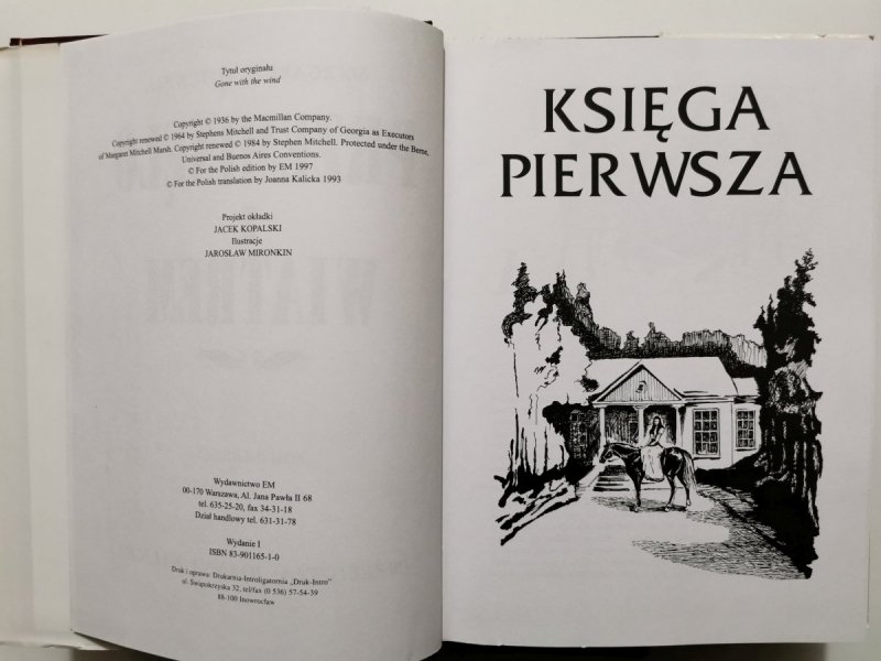 PRZEMINĘŁO Z WIATREM TOMY 1-4 - Margaret Mitchell 
