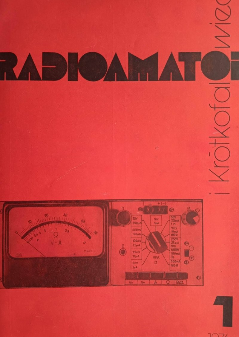 RADIOAMATOR I KRÓTKOFALOWIEC NR 1 ROK 1976