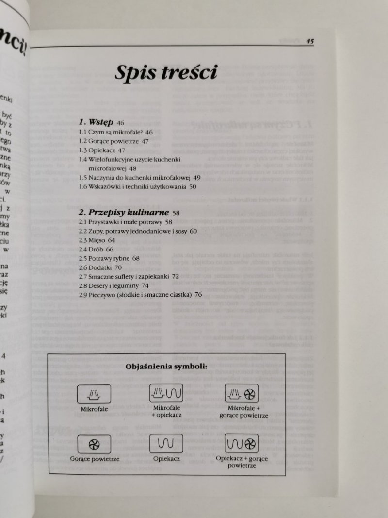KSIĄŻKA KUCHARSKA KUCHENKI MIKROFALOWEJ W KILKU JĘZYKACH 1996