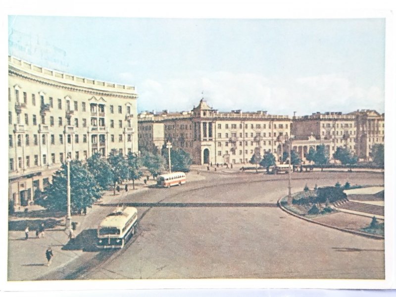 BSSR. MINSK. ROUND SQUARE