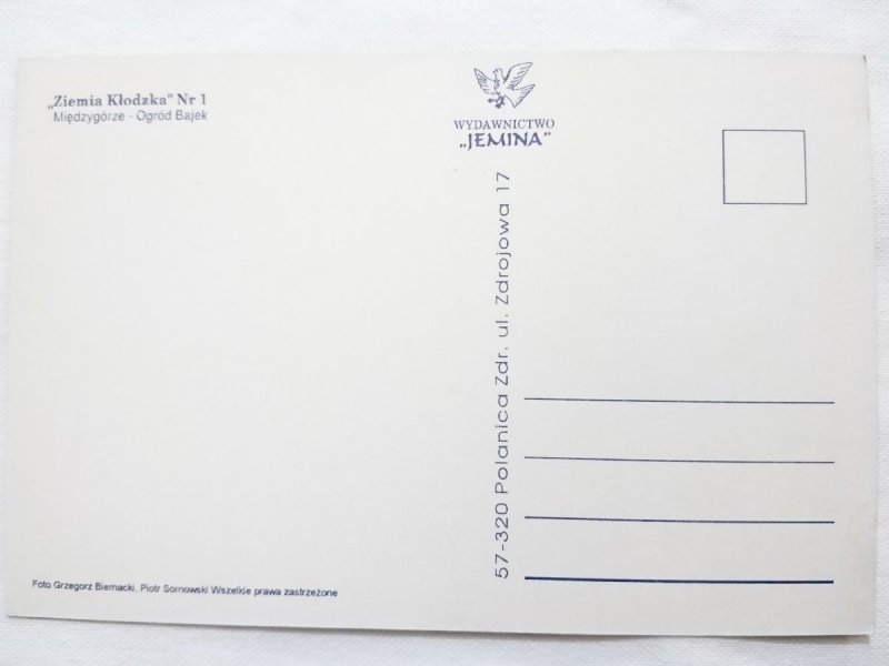 ZIEMIA KŁODZKA NR 1 MIĘDZYGÓRZE - OGRÓD BAJEK FOT. G. BIERNACKI, P. SORNOWSKI