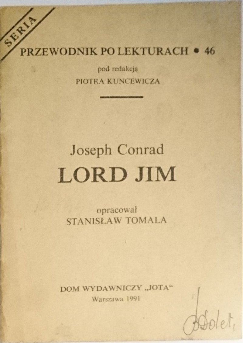 LORD JIM - Joseph Conrad 1991