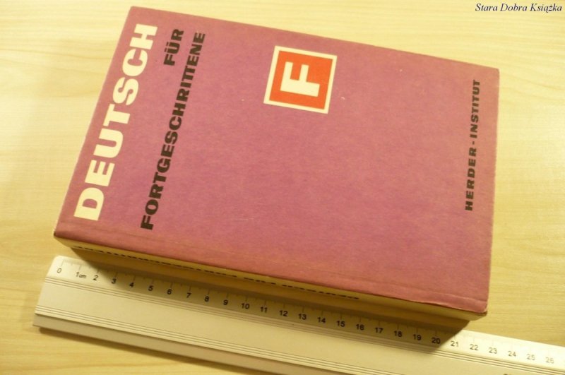 DEUTSCH. FUR FORTGESCHRITTENE F (1976)