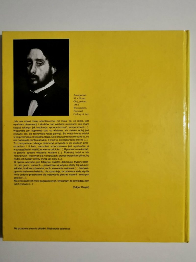 EDGAR DEGAS. W KRĘGU SZTUKI - Fedor Kresak 1986