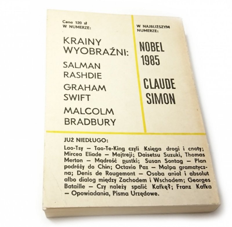 LITERATURA NA ŚWIECIE NR 10 (183) PAŹDZIERNIK 1986