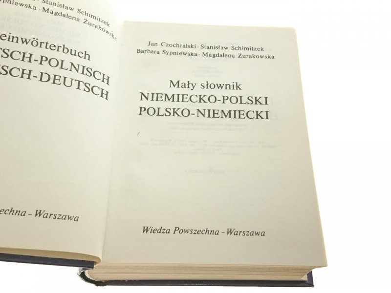 MAŁY SŁOWNIK NIEMIECKO-POLSKI POL-NIEM 1990
