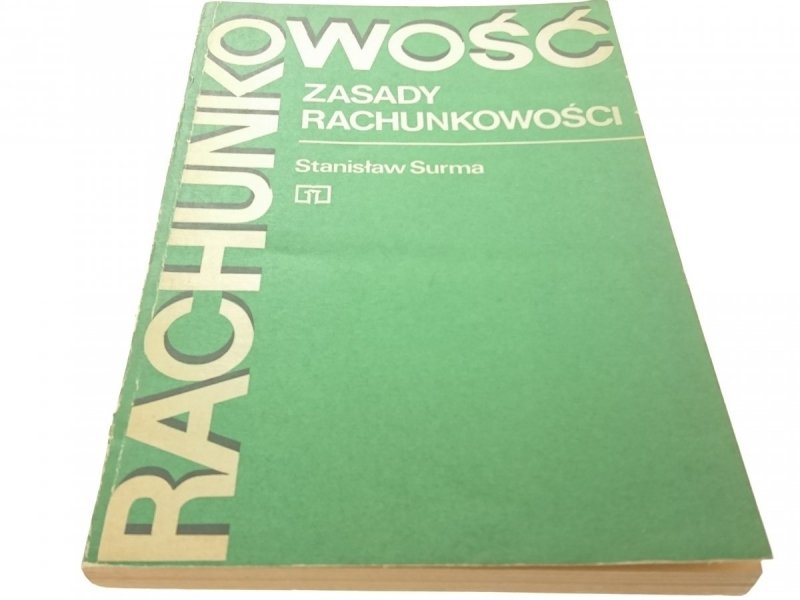  ZASADY RACHUNKOWOŚCI 1982 - Stanisław Surma