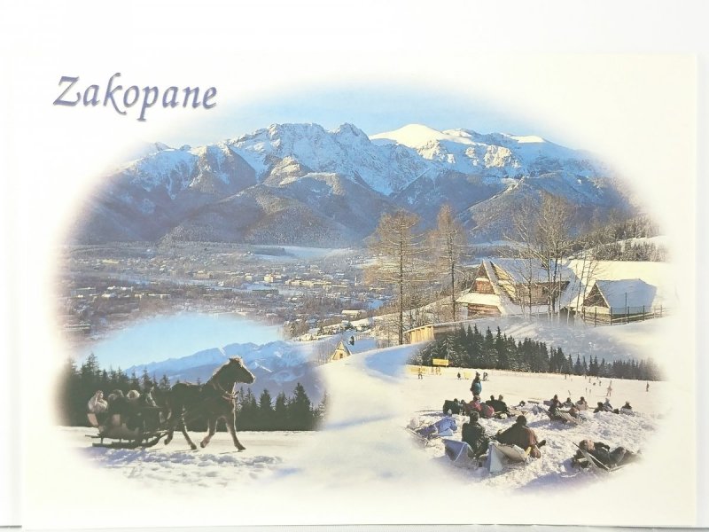 ZAKOPANE. PANORAMA ZAKOPANEGO Z GUBAŁÓWKI