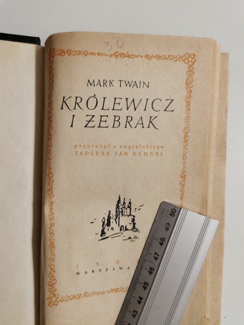 KRÓLEWICZ I ŻEBRAK - Mark Twain 1956