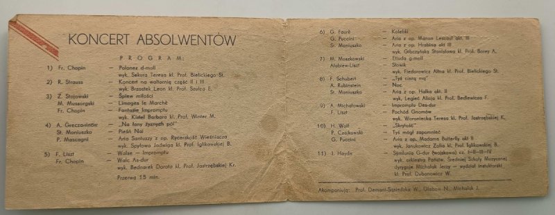 ZAPROSZENIE PAŃSTWOWA ŚREDNIA SZKOŁA MUZYCZNA