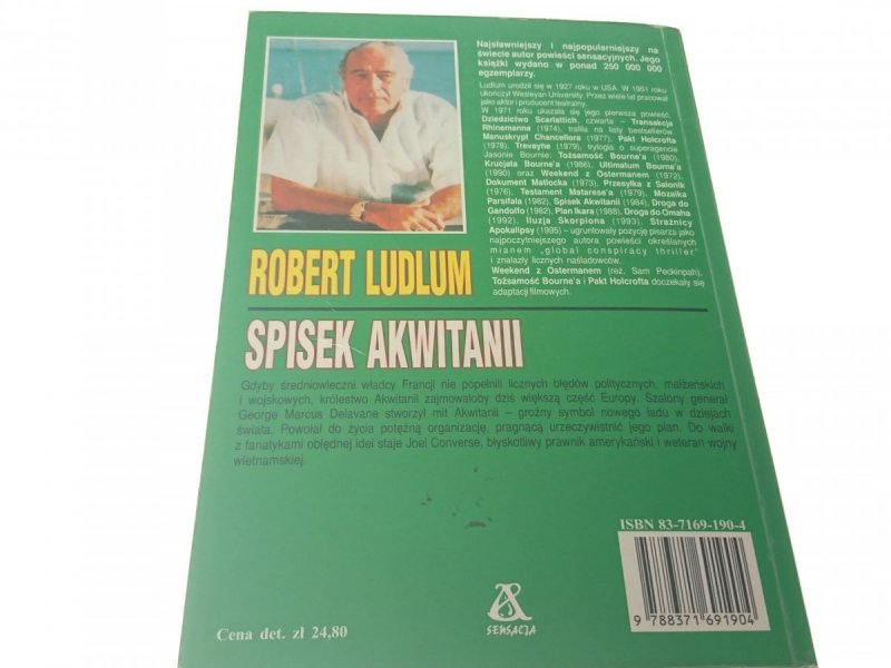 SPISEK AKWITANII - Robert Ludlum 1996