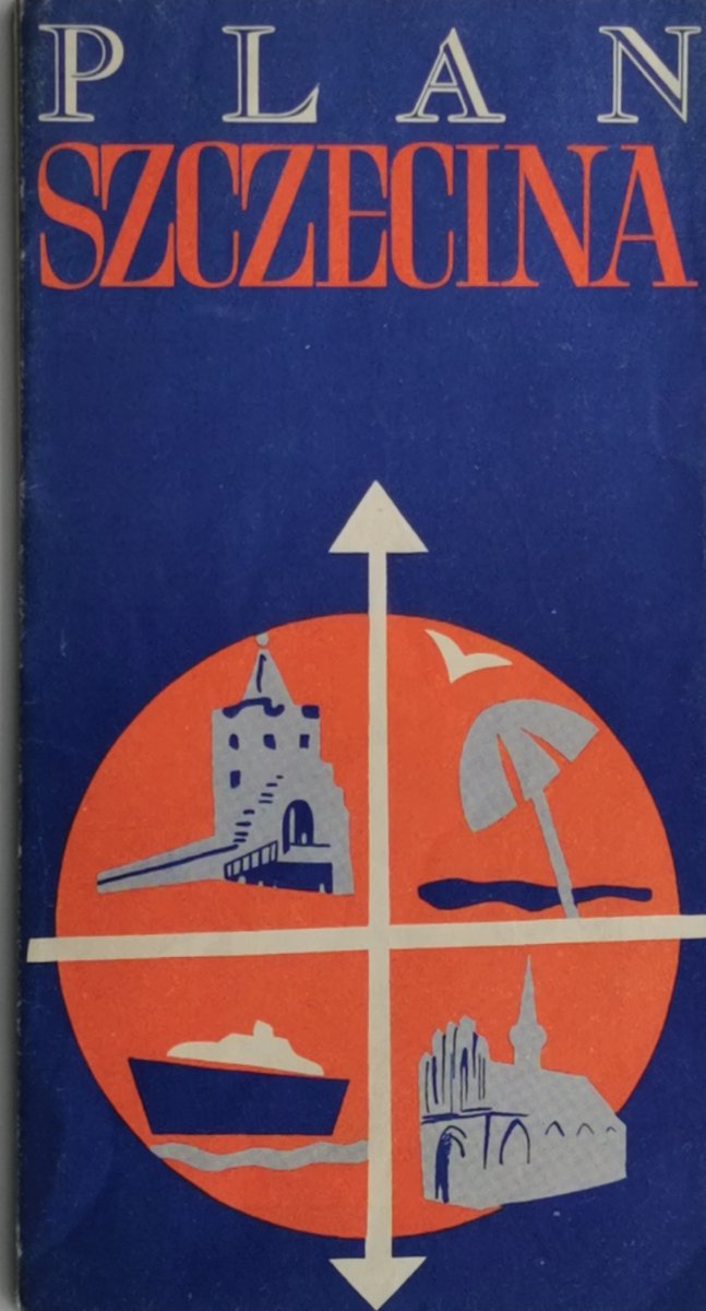 PLAN SZCZECINA MAPA 1975
