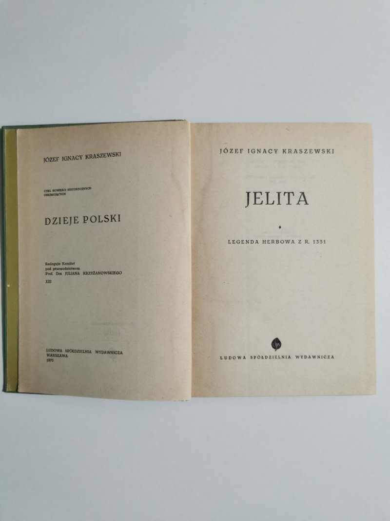 JELITA - Józef Ignacy Kraszewski 