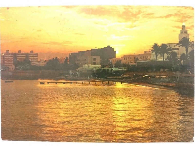 TRIPOLI – SIDE VIEW OF THE PORT BY NIGHT