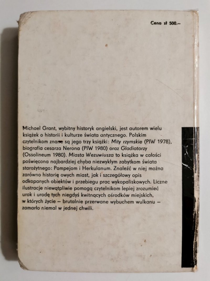 MIASTA WEZUWIUSZA. POMPEJE I HERKULANUM - Michael Grant 