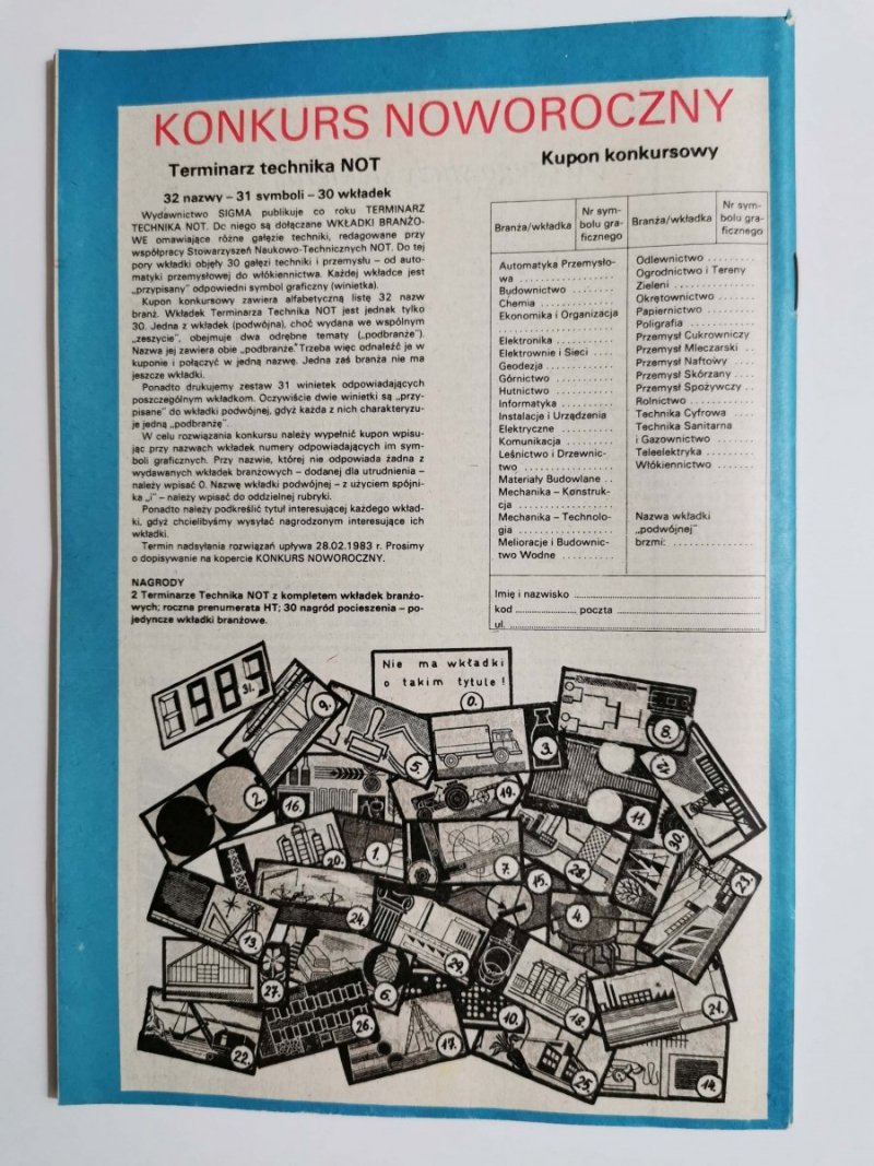 HORYZONTY TECHNIKI NR 1'83