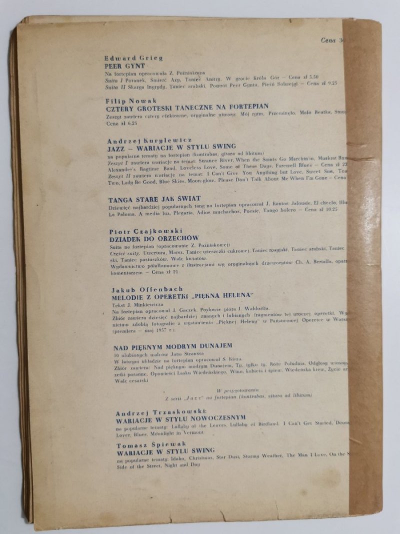 W KRAINIE MELODII ZESZYT III - Michał Woźny 1958